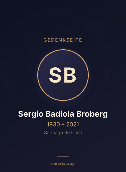Gedenkportrait von Sergio Badiola Broberg