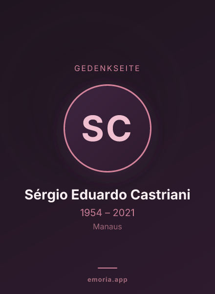 Gedenkportrait von Sérgio Eduardo Castriani