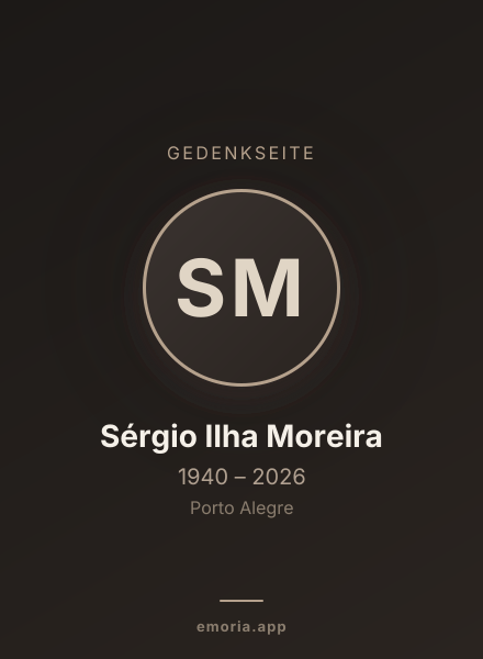 Gedenkportrait von Sérgio Ilha Moreira