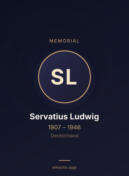 Memorial portrait of Servatius Ludwig