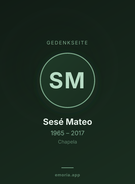 Gedenkportrait von Sesé Mateo