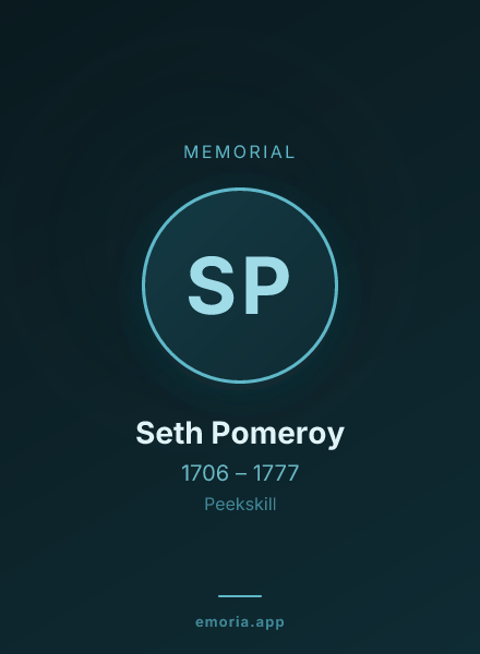 Memorial portrait of Seth Pomeroy