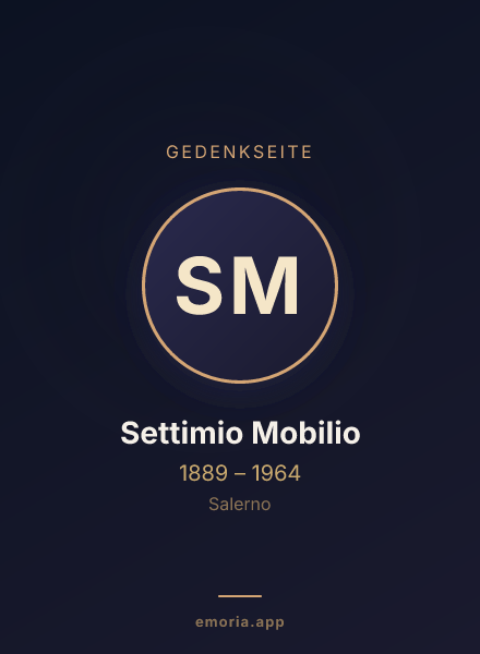 Gedenkportrait von Settimio Mobilio