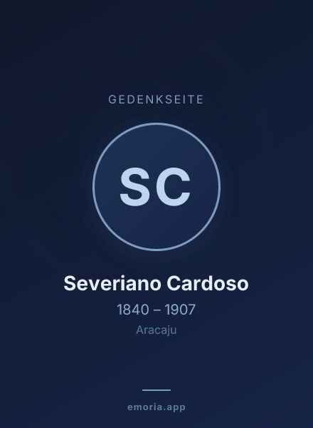 Gedenkportrait von Severiano Cardoso