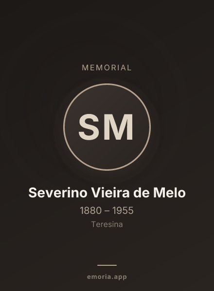 Memorial portrait of Severino Vieira de Melo