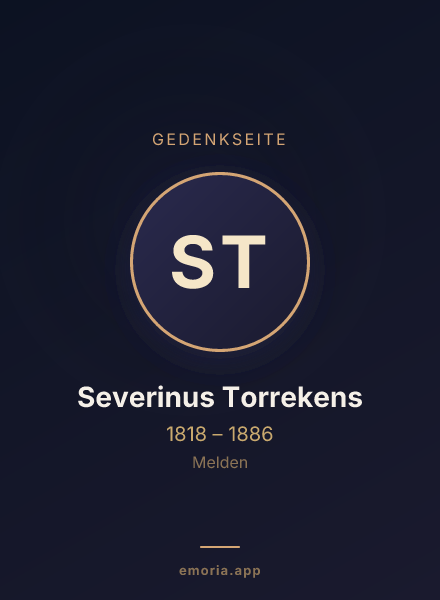 Gedenkportrait von Severinus Torrekens