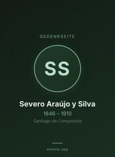 Gedenkportrait von Severo Araújo y Silva