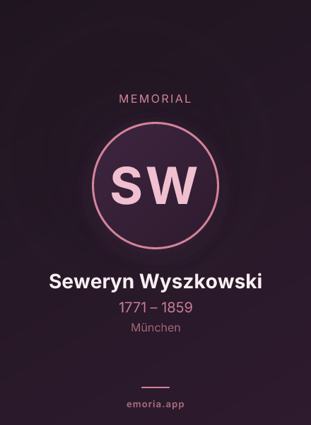 Memorial portrait of Seweryn Wyszkowski
