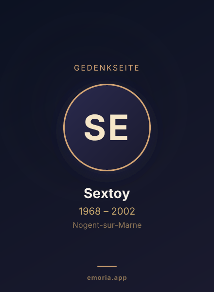 Gedenkportrait von Sextoy