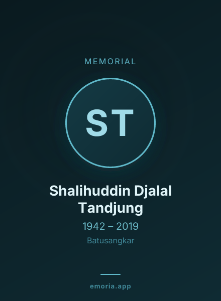 Memorial portrait of Shalihuddin Djalal Tandjung