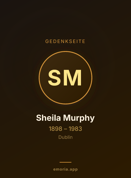 Gedenkportrait von Sheila Murphy