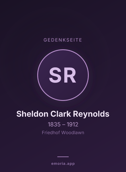 Gedenkportrait von Sheldon Clark Reynolds