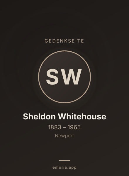 Gedenkportrait von Sheldon Whitehouse