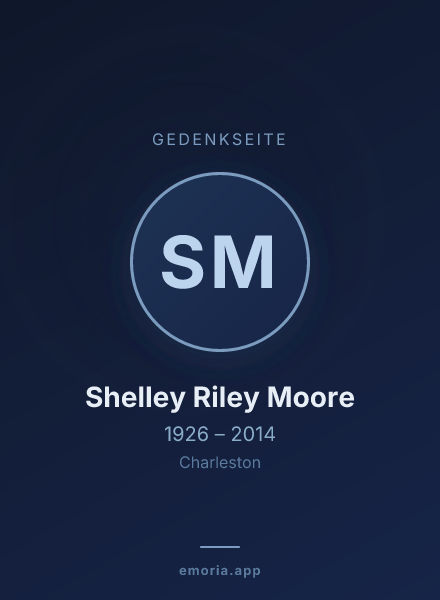 Gedenkportrait von Shelley Riley Moore