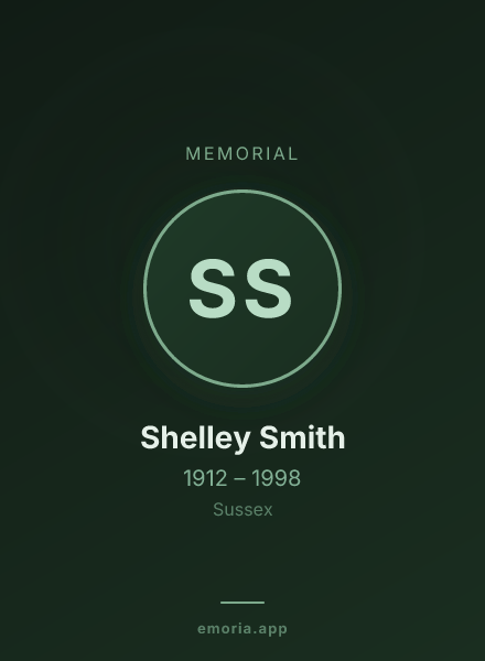 Memorial portrait of Shelley Smith