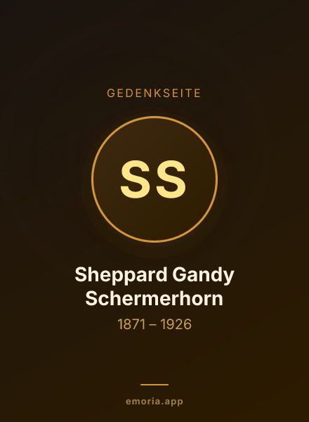 Gedenkportrait von Sheppard Gandy Schermerhorn