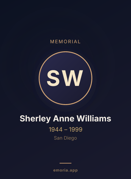 Memorial portrait of Sherley Anne Williams