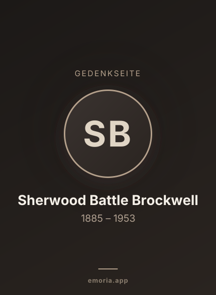 Gedenkportrait von Sherwood Battle Brockwell