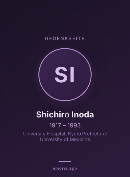 Gedenkportrait von Shichirō Inoda