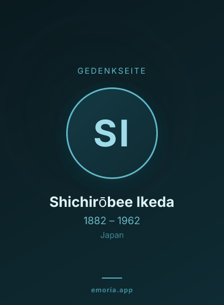 Gedenkportrait von Shichirōbee Ikeda