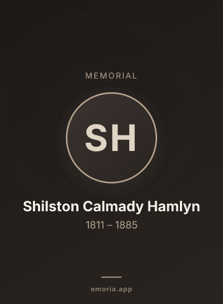 Memorial portrait of Shilston Calmady Hamlyn