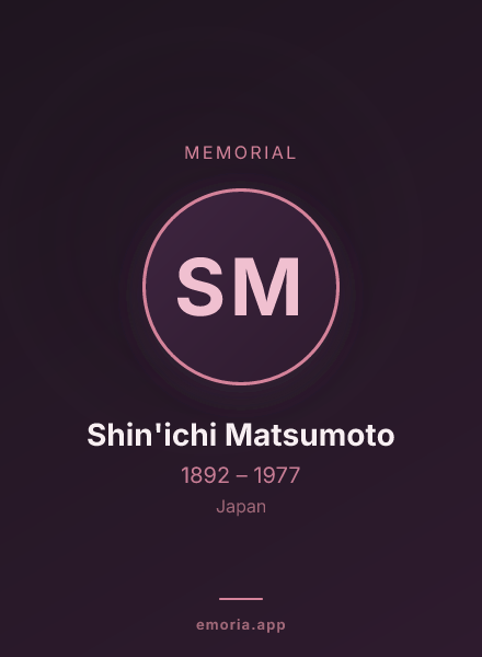Memorial portrait of Shin'ichi Matsumoto