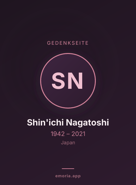 Gedenkportrait von Shin'ichi Nagatoshi