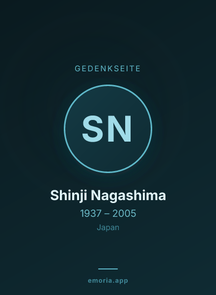 Gedenkportrait von Shinji Nagashima