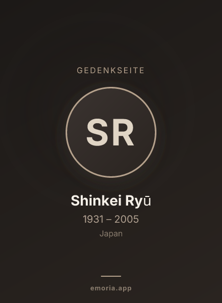 Gedenkportrait von Shinkei Ryū