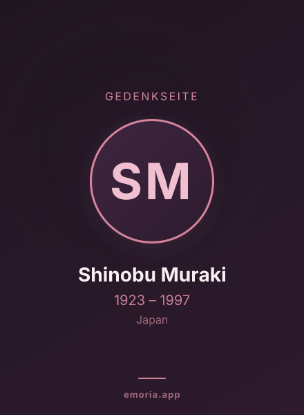 Gedenkportrait von Shinobu Muraki