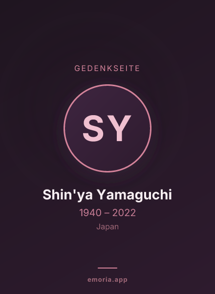 Gedenkportrait von Shin'ya Yamaguchi