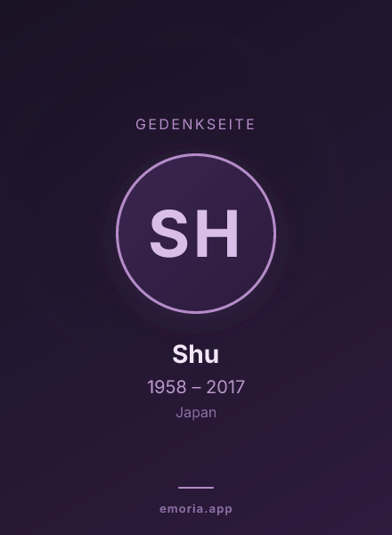 Gedenkportrait von Shu