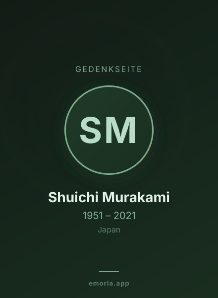 Gedenkportrait von Shuichi Murakami