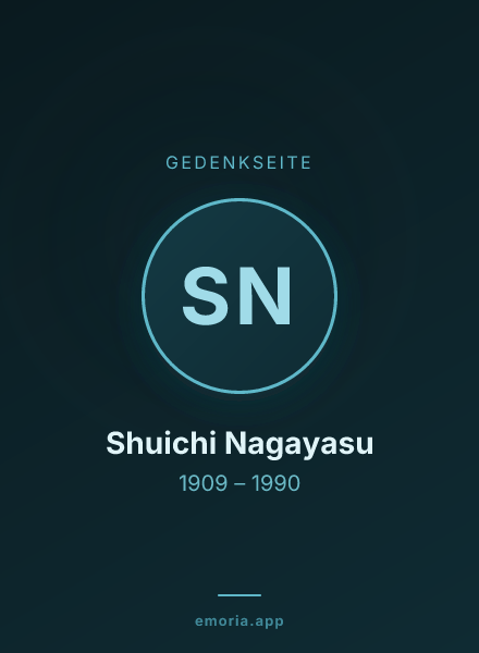 Gedenkportrait von Shuichi Nagayasu