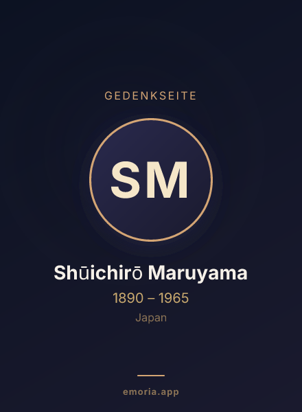 Gedenkportrait von Shūichirō Maruyama