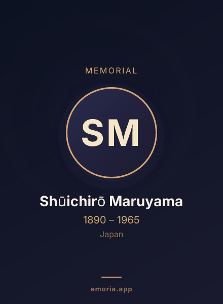 Memorial portrait of Shūichirō Maruyama