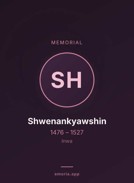 Memorial portrait of Shwenankyawshin