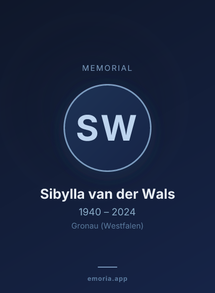Memorial portrait of Sibylla van der Wals