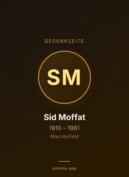 Gedenkportrait von Sid Moffat
