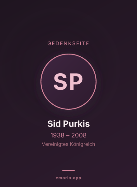 Gedenkportrait von Sid Purkis