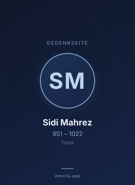 Gedenkportrait von Sidi Mahrez