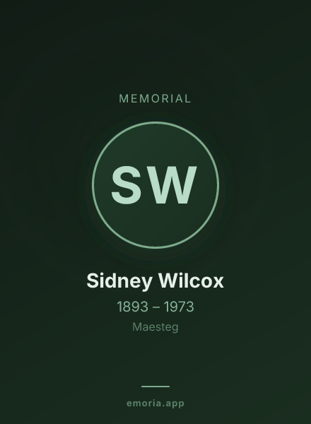 Memorial portrait of Sidney Wilcox