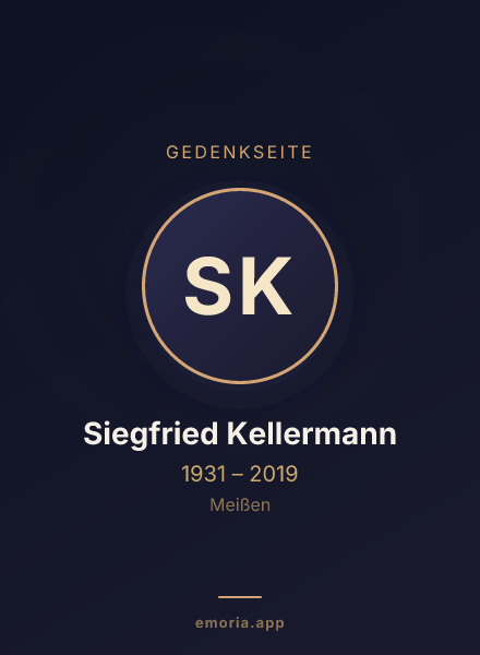 Gedenkportrait von Siegfried Kellermann