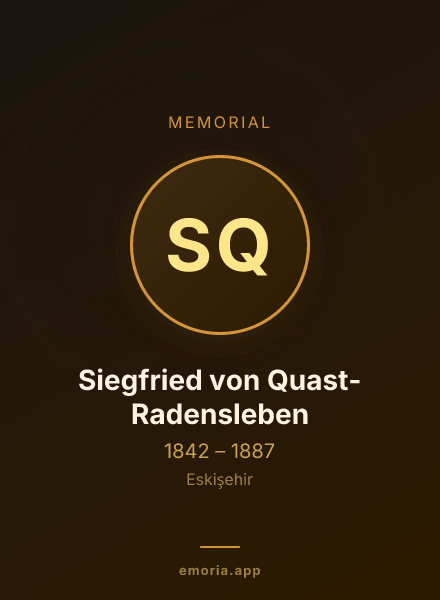 Memorial portrait of Siegfried von Quast-Radensleben