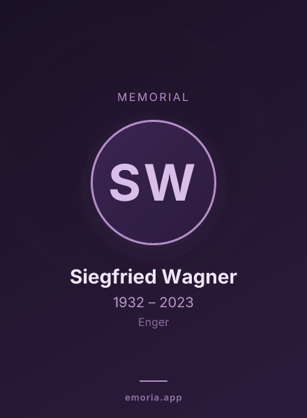 Memorial portrait of Siegfried Wagner