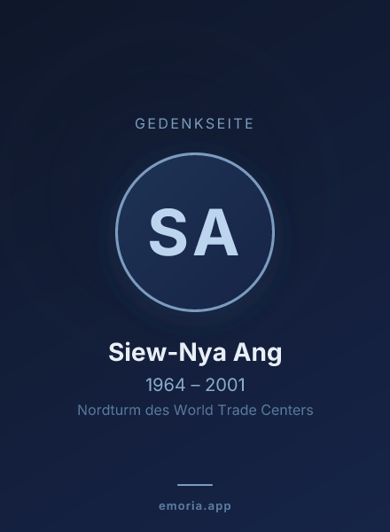 Gedenkportrait von Siew-Nya Ang