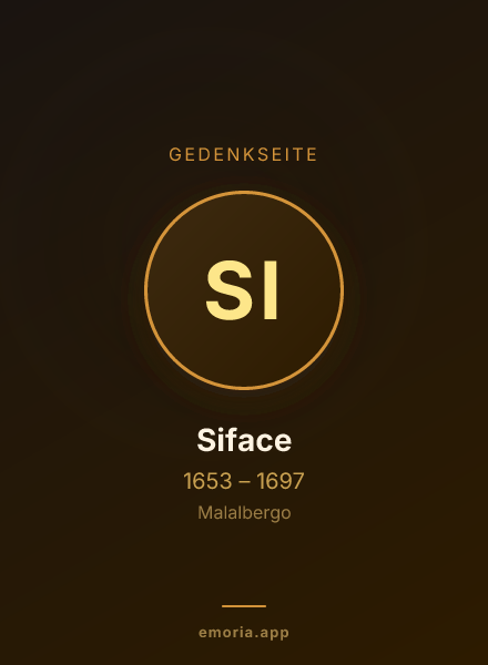 Gedenkportrait von Siface