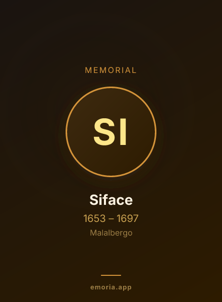 Memorial portrait of Siface