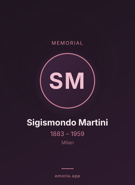 Memorial portrait of Sigismondo Martini
