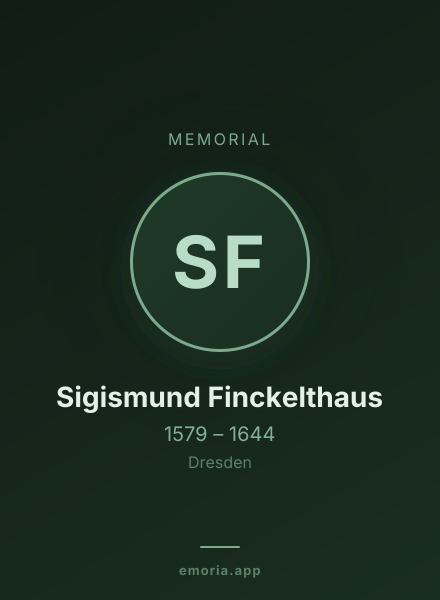 Memorial portrait of Sigismund Finckelthaus